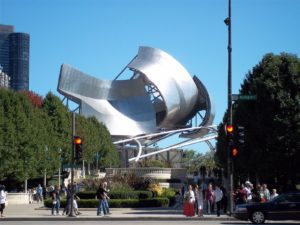 Pritzker Pavilion band shell Millennium Park Chicago